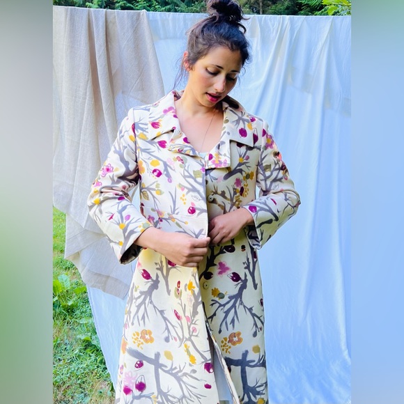 Marni Watercolor Floral Coat - Picture 3 of 7